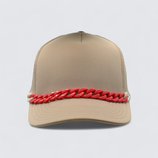 Gameday Acrylic Curb Trucker Hat Chain