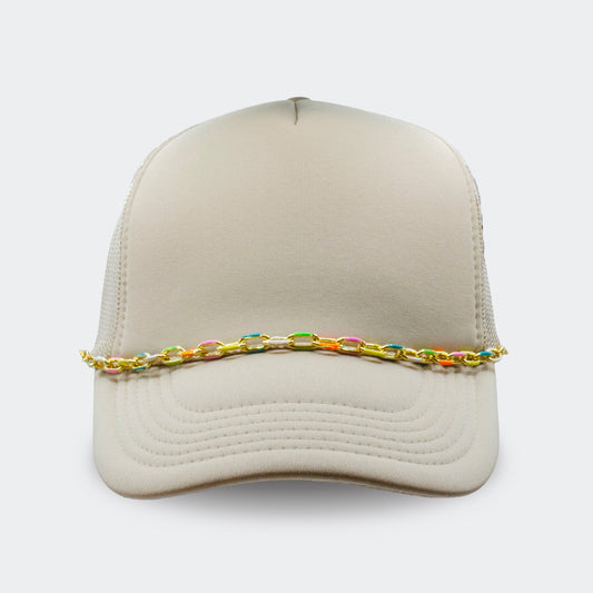 Multi Enamel Trucker Hat Chain