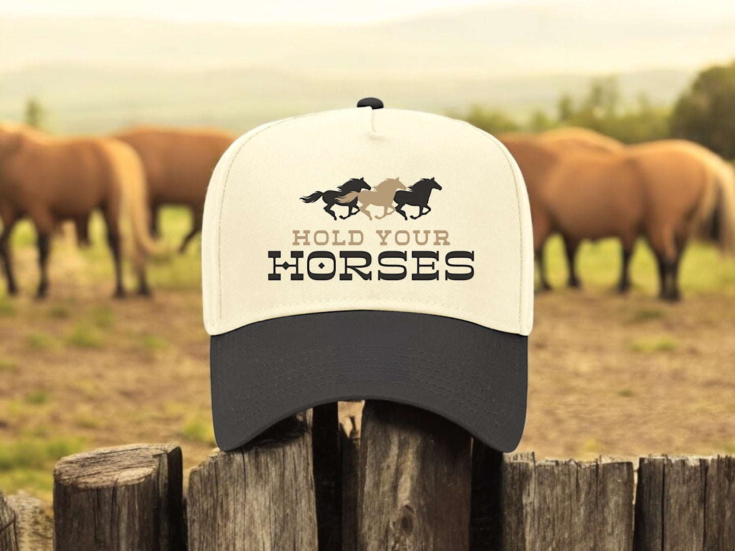 Hold Your Horses Vintage Hat