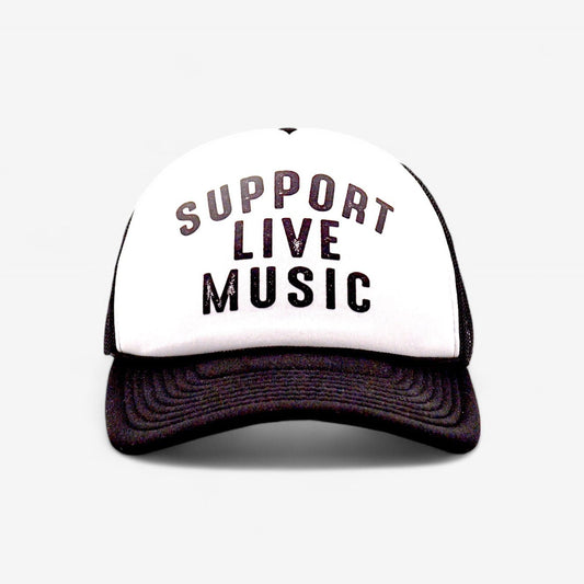 Support Live Music Foam Trucker Hat
