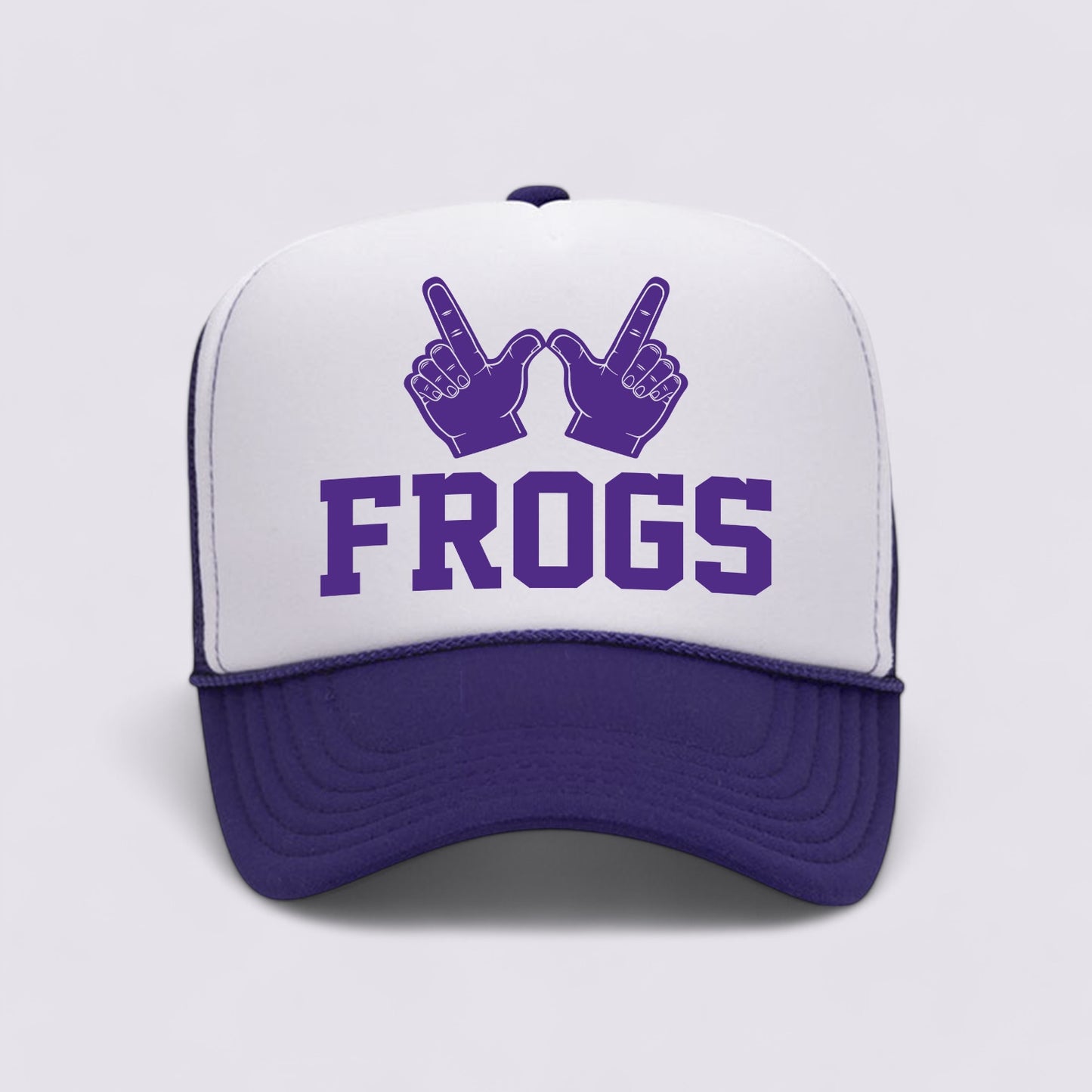 Frogs W Hands Foam Trucker Hat