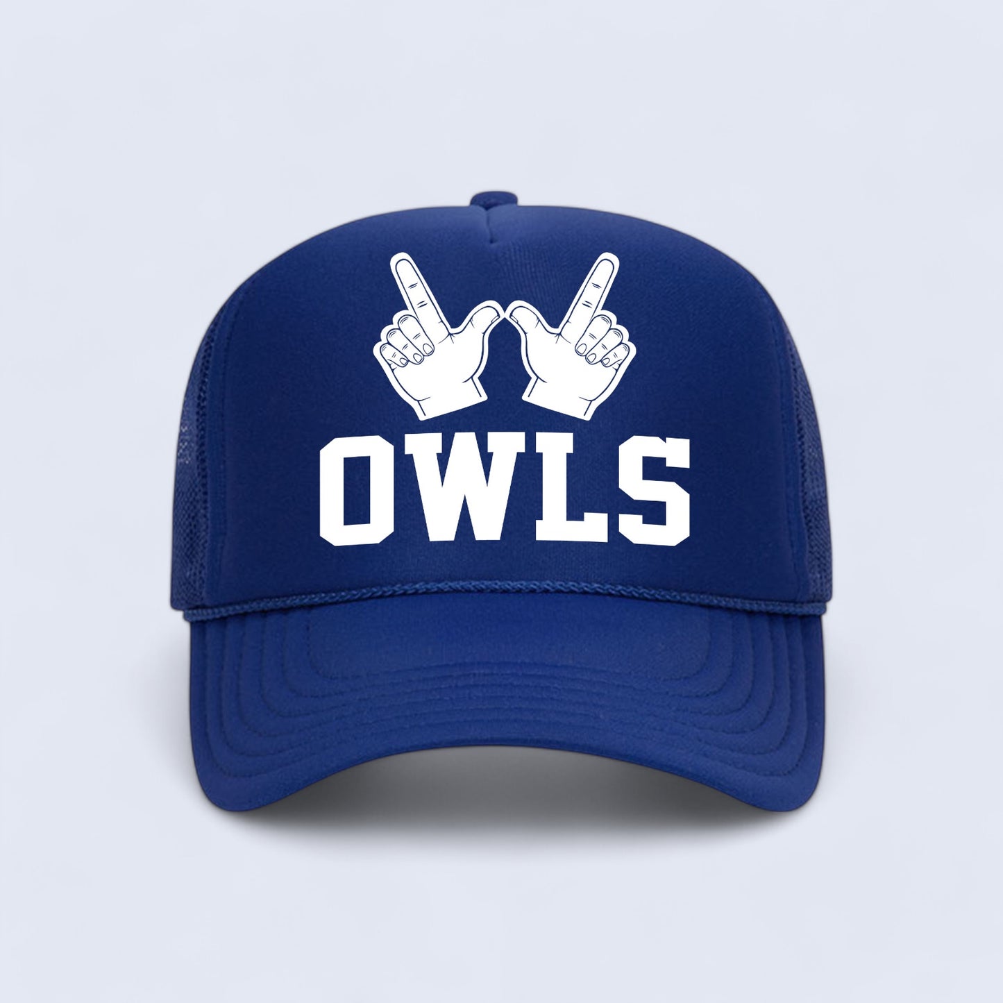 Owls W Hands Foam Trucker Hat
