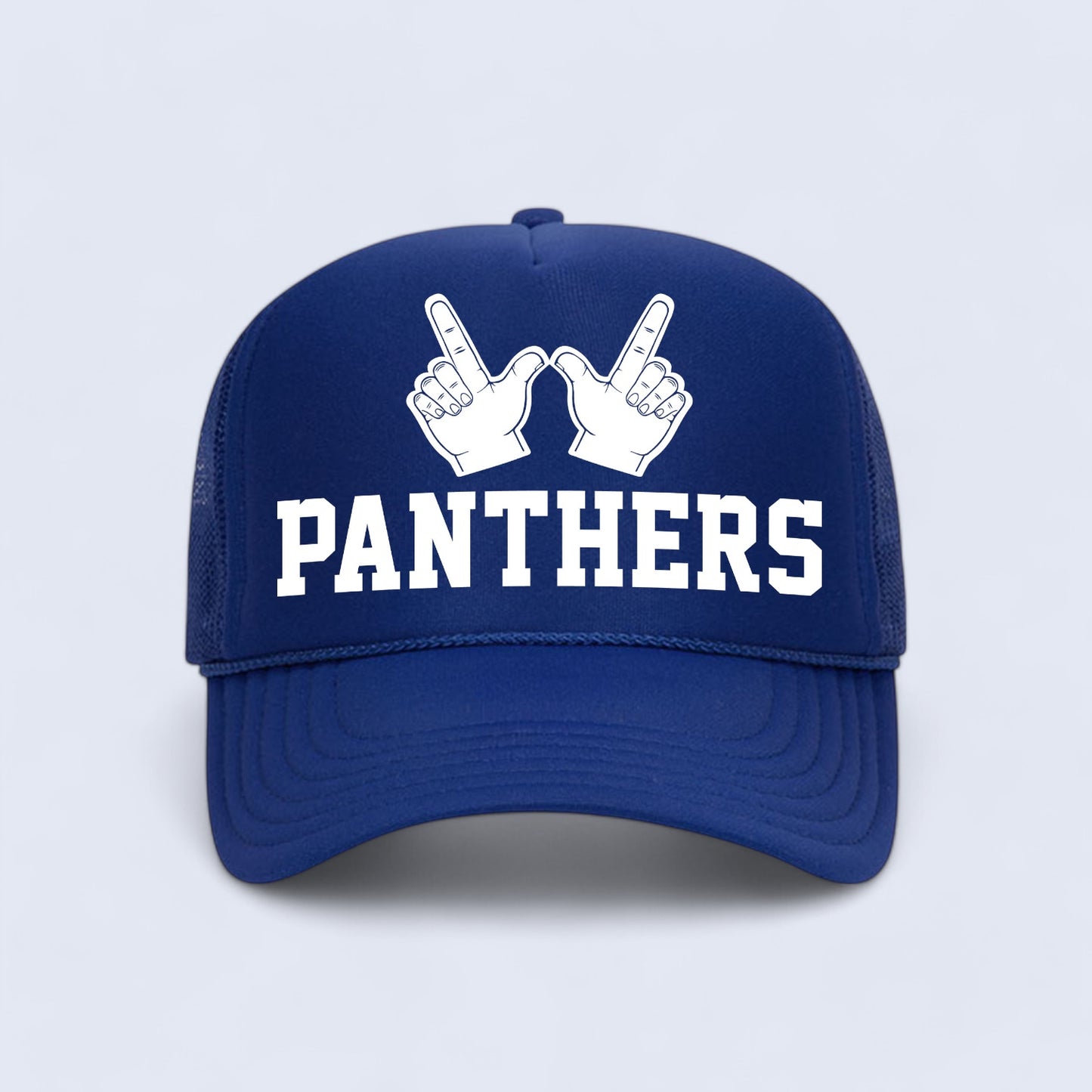 Panthers W Hands Foam Trucker Hat