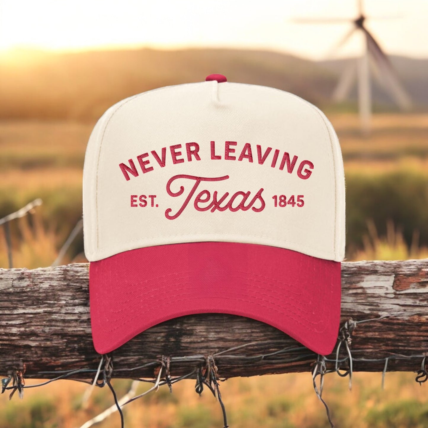 Never Leaving Texas Vintage Hat