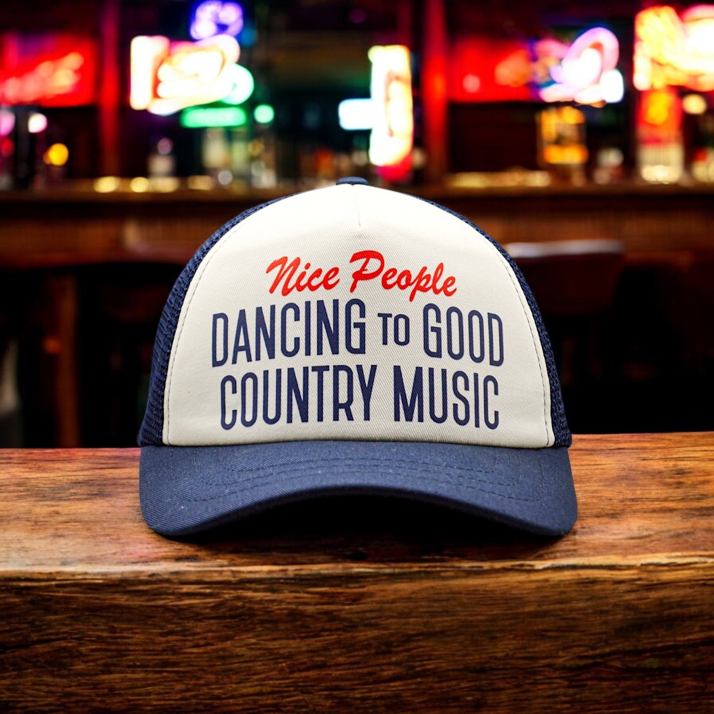 Nice People Dancing Foam Trucker Hat