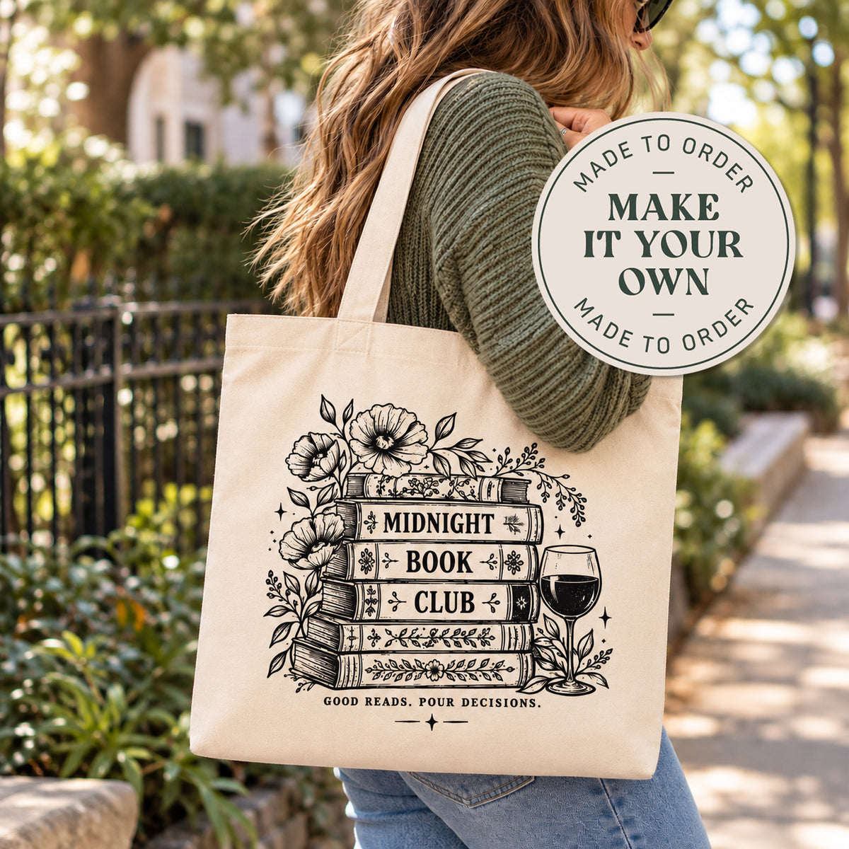 Custom Everyday Canvas Tote — Set of 12