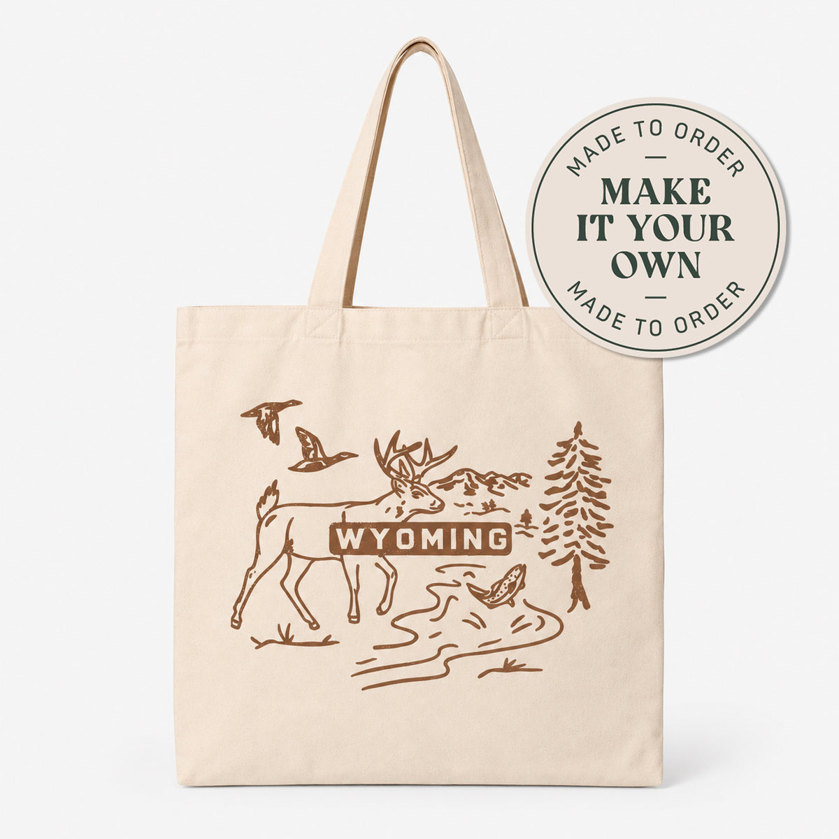 Custom Everyday Canvas Tote — Set of 12