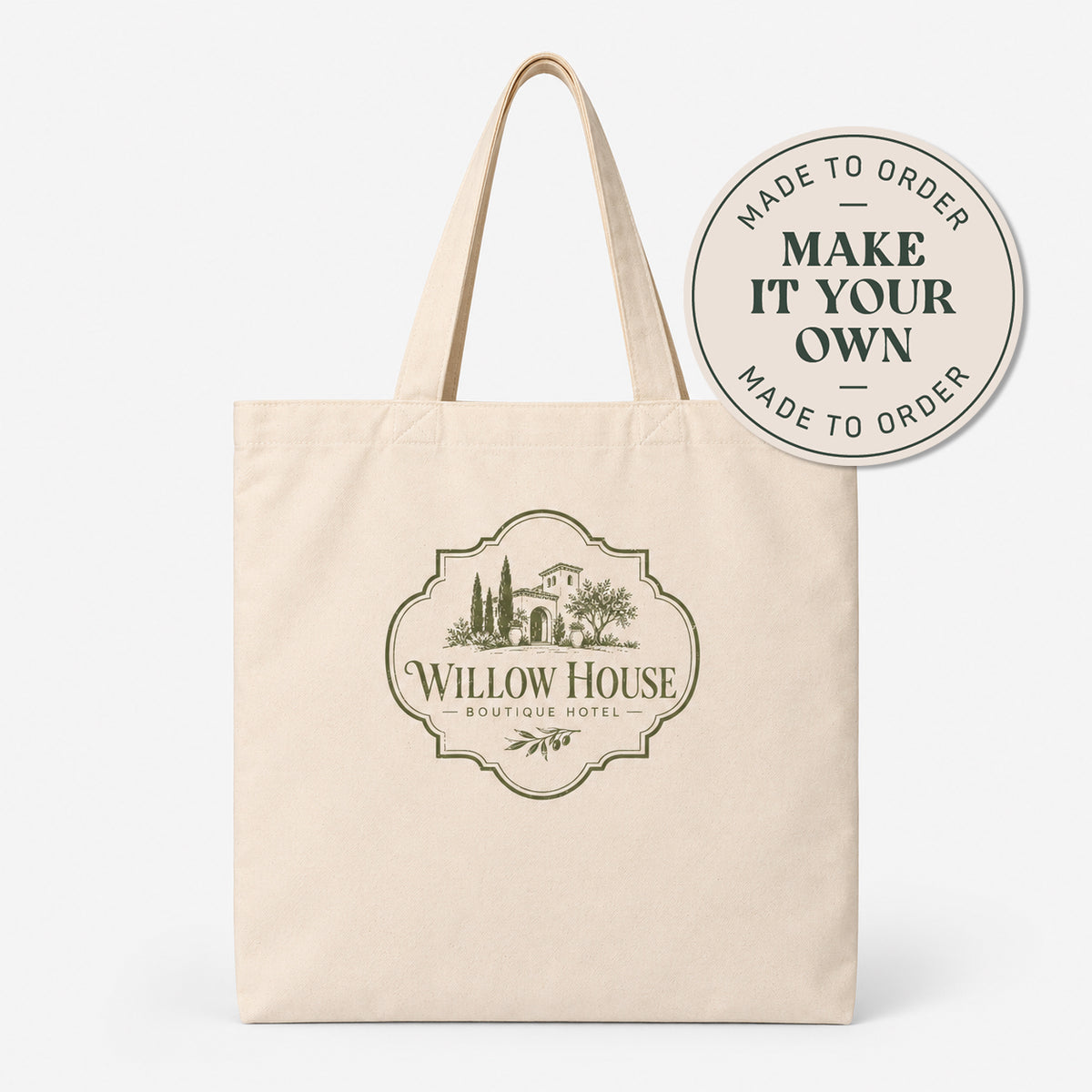 Custom Everyday Canvas Tote — Set of 12